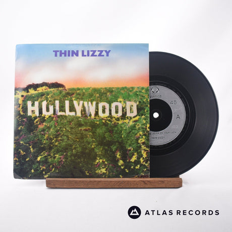 Thin Lizzy Hollywood 7" Vinyl Record - Front Cover & Record