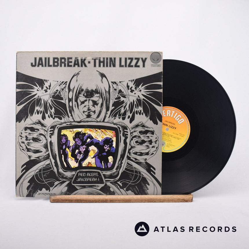 Thin Lizzy Jailbreak LP Vinyl Record - Front Cover & Record