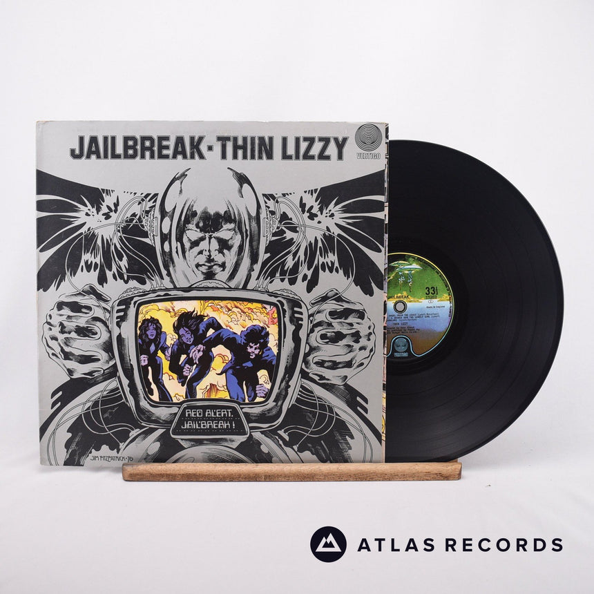 Thin Lizzy Jailbreak LP Vinyl Record - Front Cover & Record