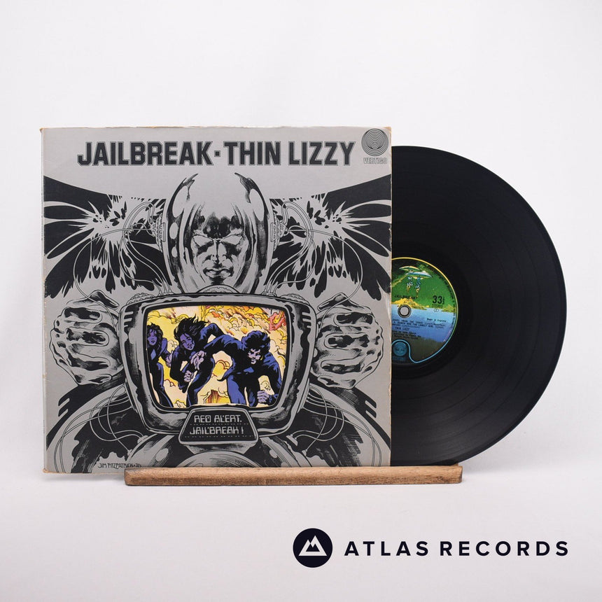 Thin Lizzy Jailbreak LP Vinyl Record - Front Cover & Record