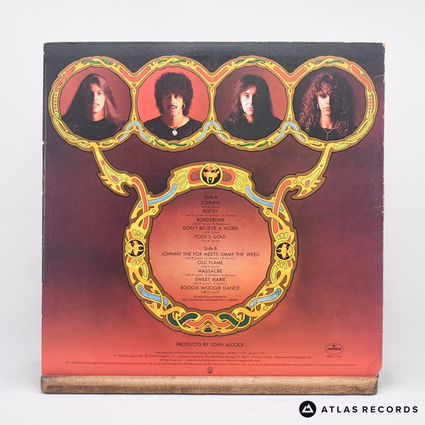 Thin Lizzy - Johnny The Fox - A-8 B-8 LP Vinyl Record - VG+/EX