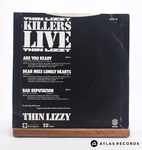 Thin Lizzy - Killers Live - 7" EP Vinyl Record - VG+/EX
