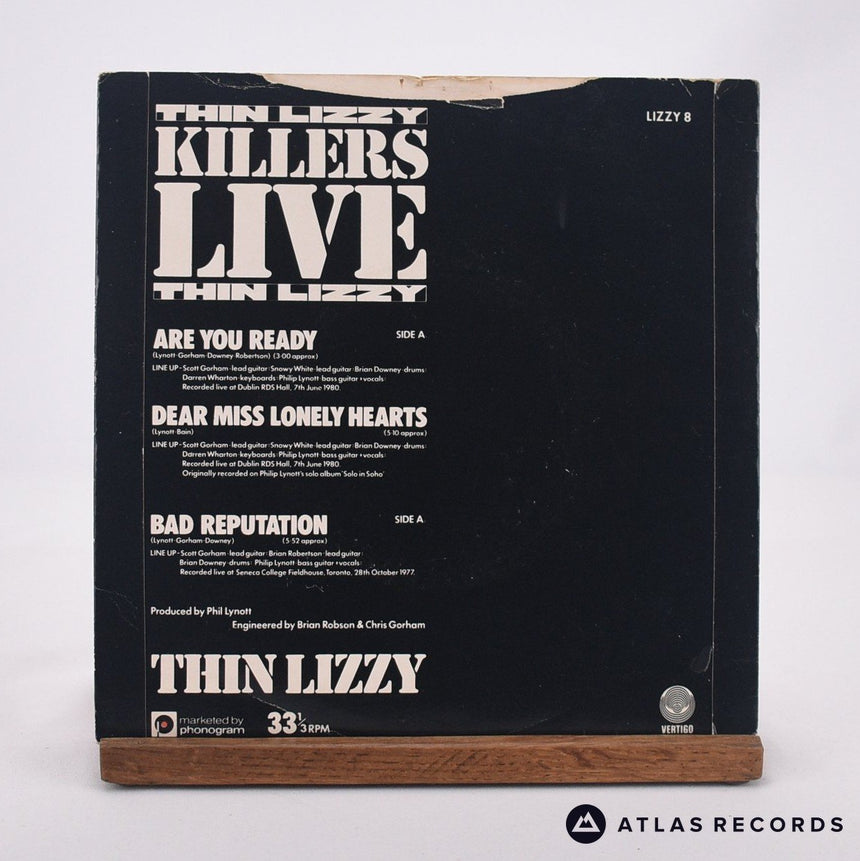 Thin Lizzy - Killers Live - 7" EP Vinyl Record - VG+/VG+