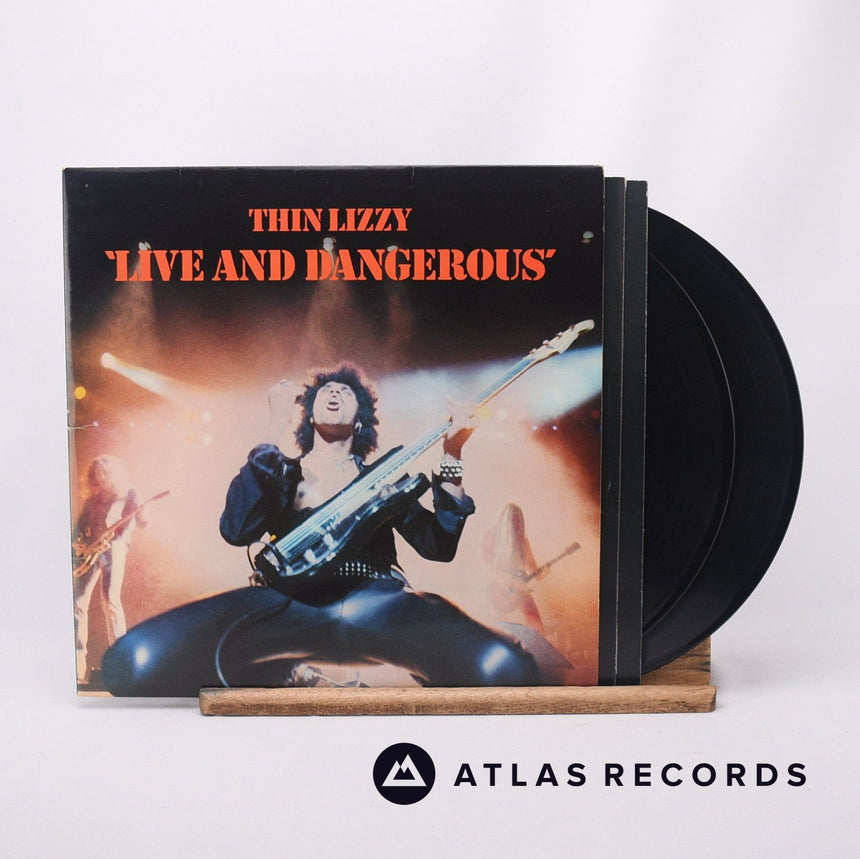 Thin Lizzy Live And Dangerous 2 x LP Vinyl Record - Front Cover & Record