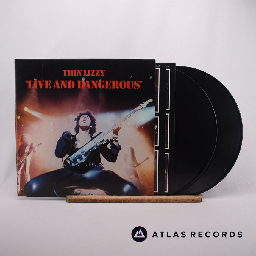 Thin Lizzy Live And Dangerous 2 x LP Vinyl Record - Front Cover & Record