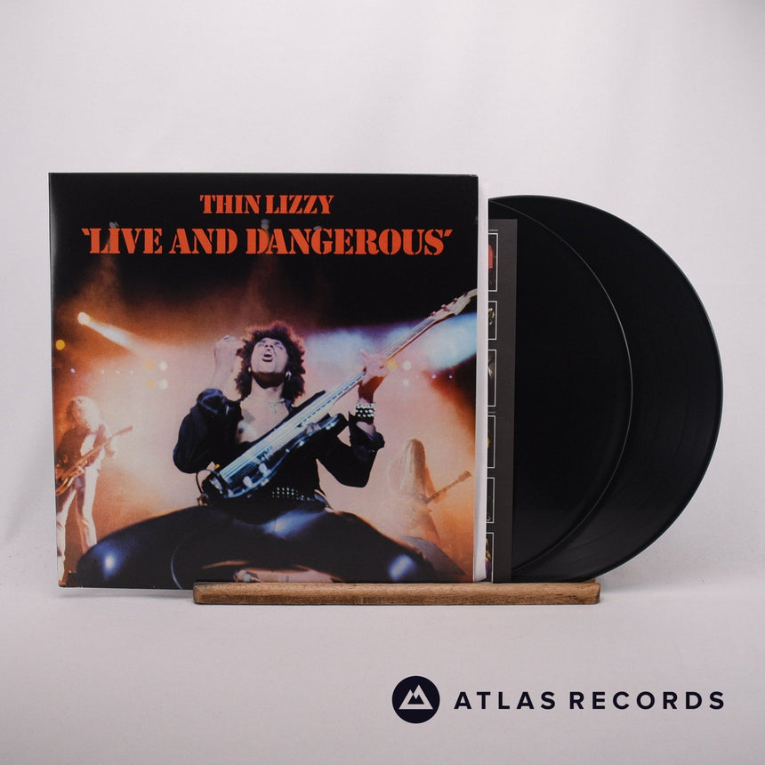 Thin Lizzy Live And Dangerous LP Vinyl Record - Front Cover & Record