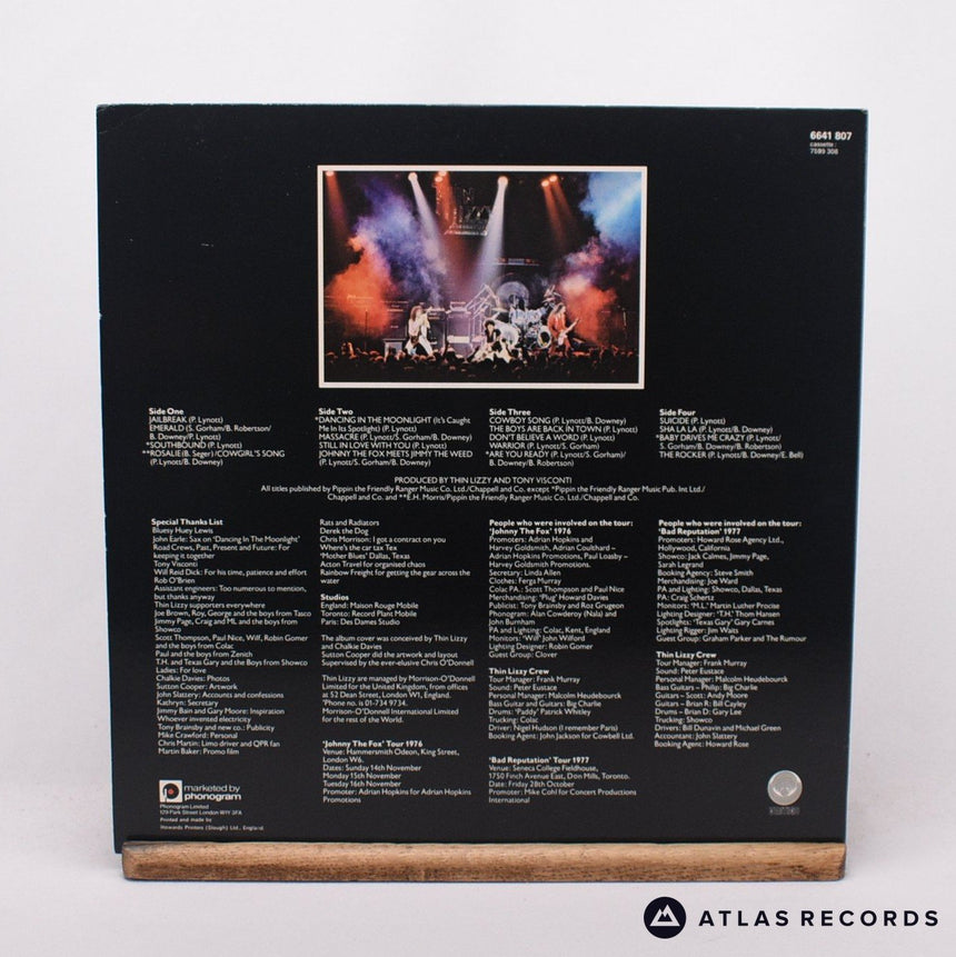 Thin Lizzy - Live And Dangerous - Gatefold 2 x LP Vinyl Record - EX/EX