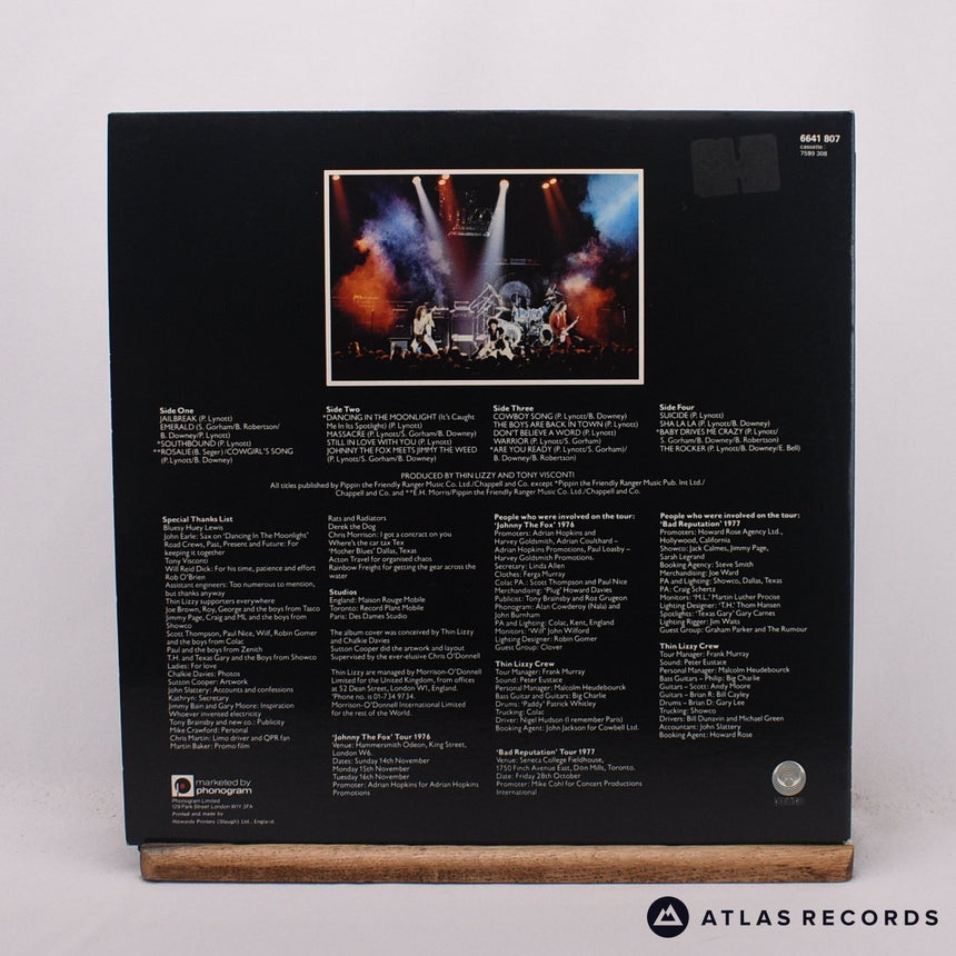 Thin Lizzy - Live And Dangerous - Gatefold2 x LP Vinyl Record - VG+/EX
