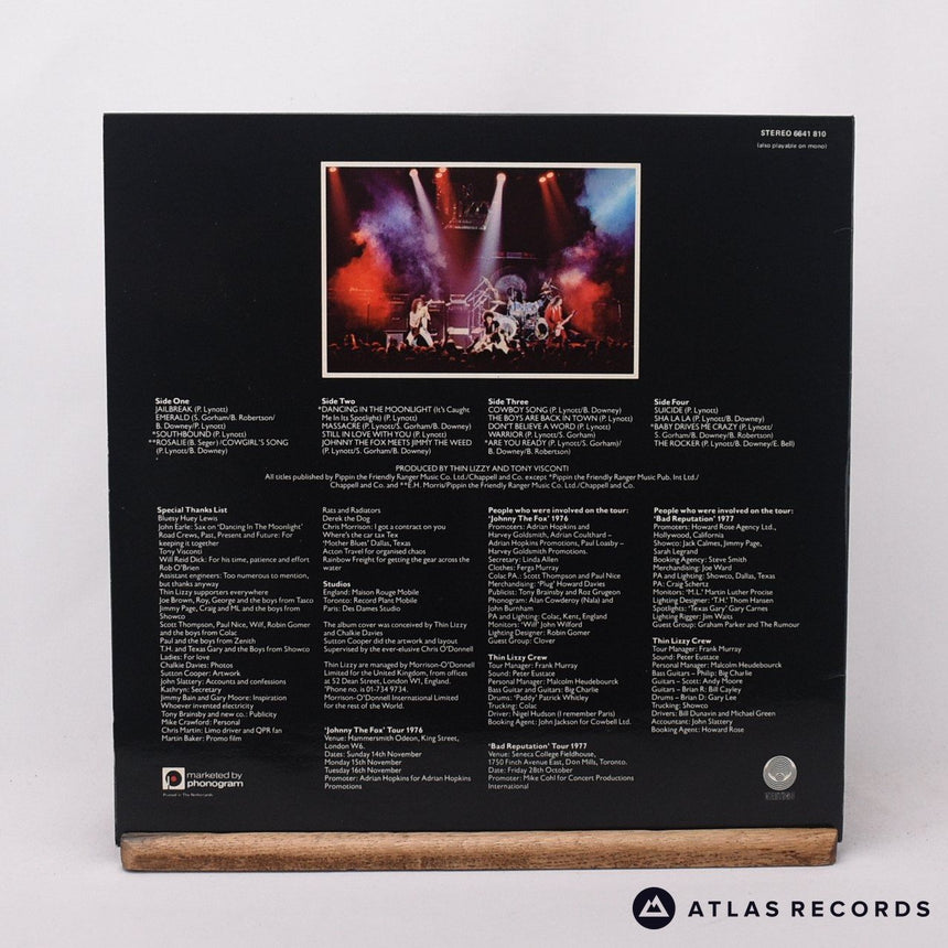 Thin Lizzy - Live And Dangerous - Gatefold 1Y 2Y 2 x LP Vinyl Record - EX/VG+