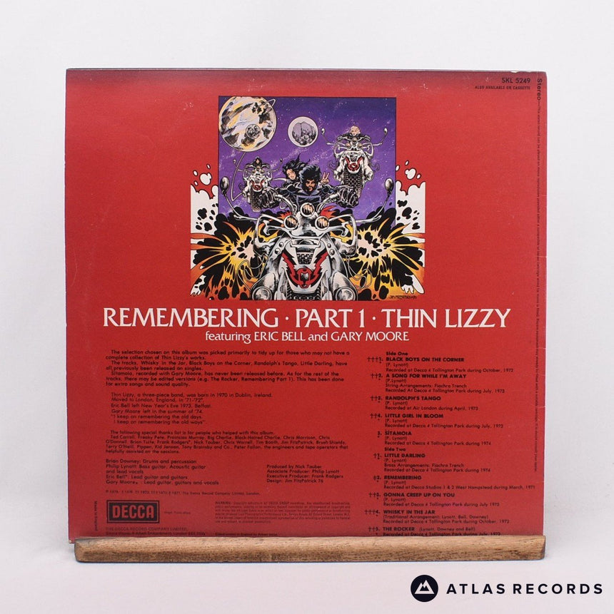 Thin Lizzy - Remembering Part 1 - LP Vinyl Record - EX/VG+