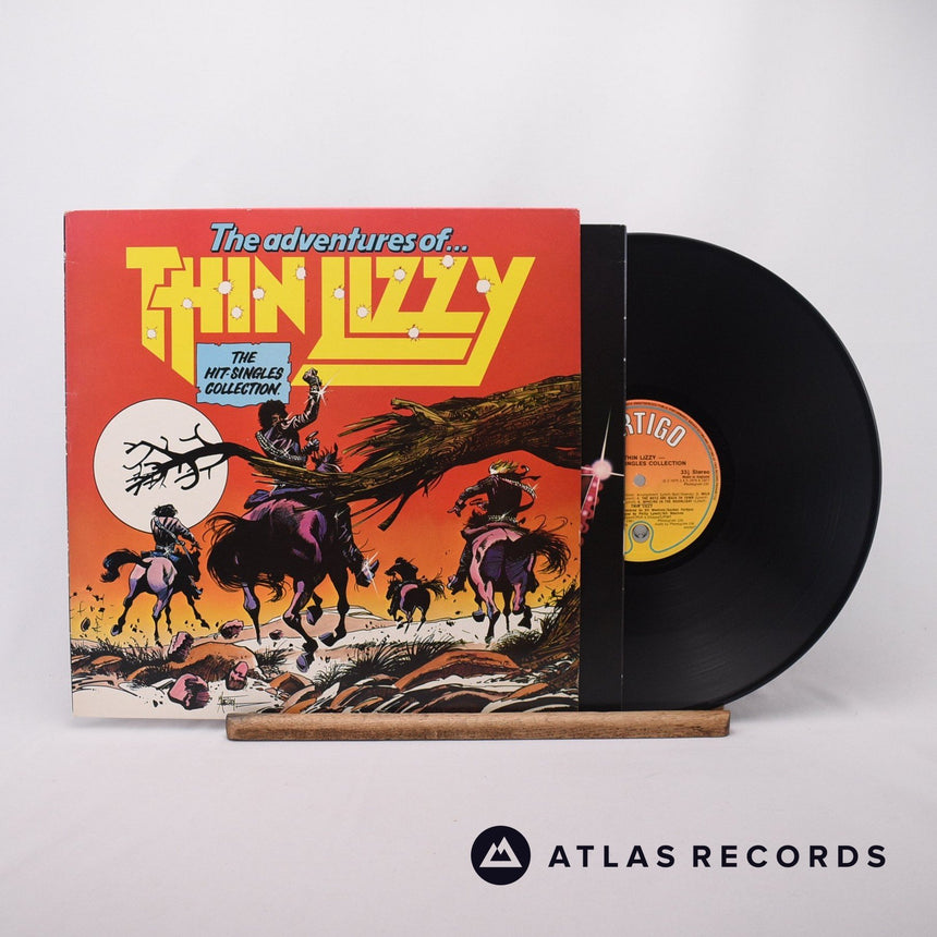 Thin Lizzy The Adventures Of Thin Lizzy LP Vinyl Record - Front Cover & Record