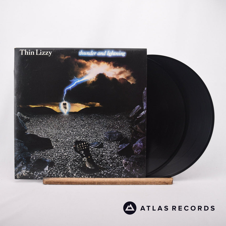 Thin Lizzy Thunder And Lightning LP + 12" Vinyl Record - Front Cover & Record