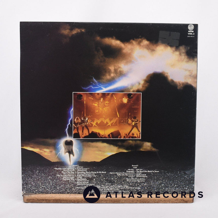 Thin Lizzy - Thunder And Lightning - A//1 B//2 LP + 12" Vinyl Record - VG+/EX