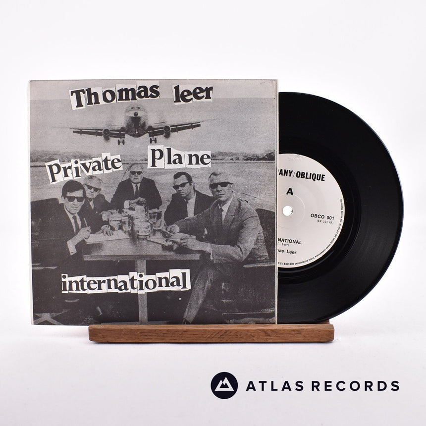 Thomas Leer Private Plane 7" Vinyl Record - Front Cover & Record