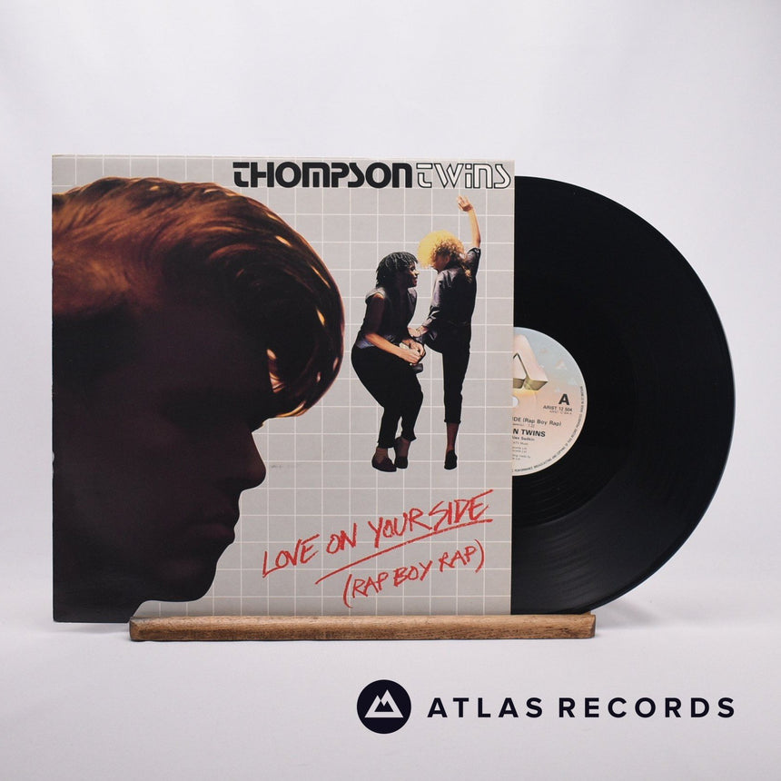 Thompson Twins Love On Your Side 12" Vinyl Record - Front Cover & Record