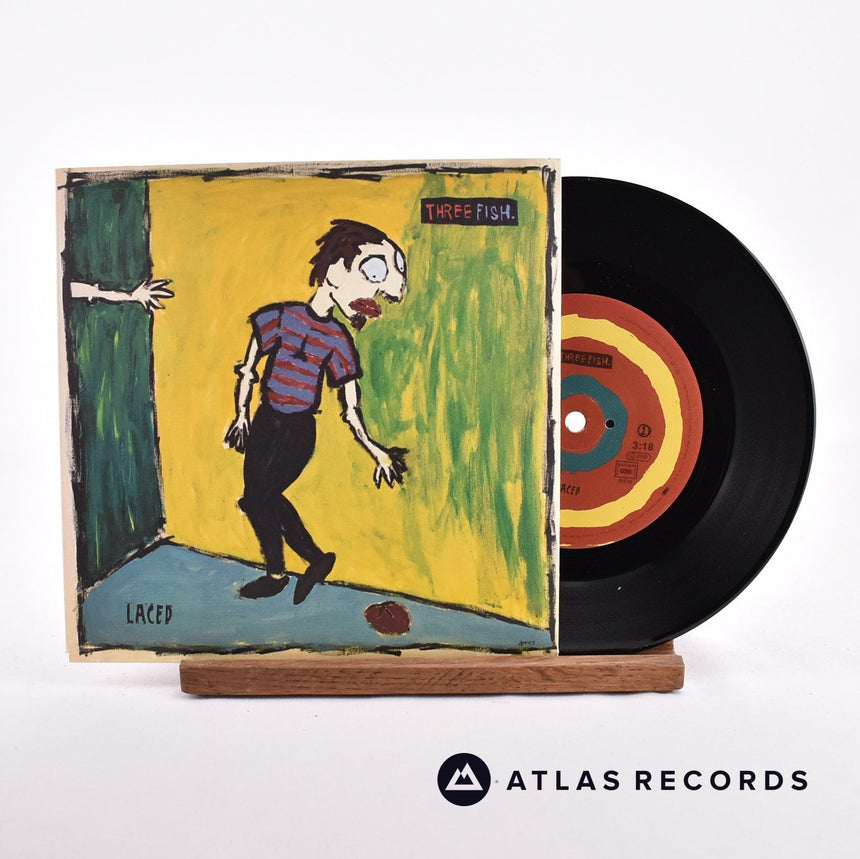 Three Fish Laced 7" Vinyl Record - Front Cover & Record