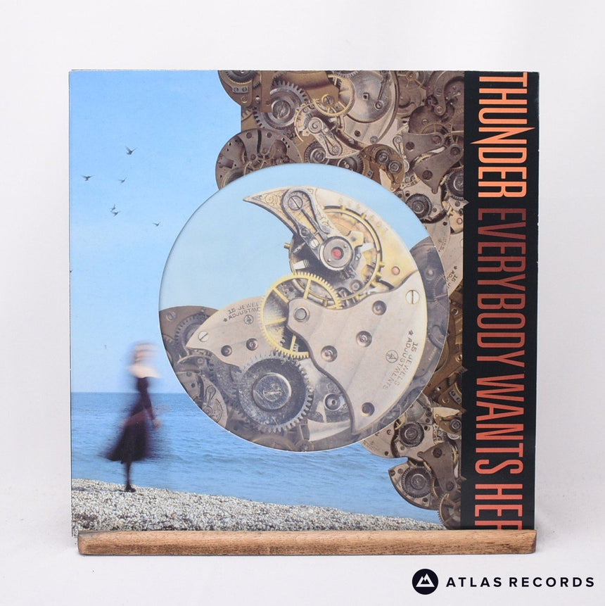 Thunder Everybody Wants Her 12" Vinyl Record - Front Cover & Record