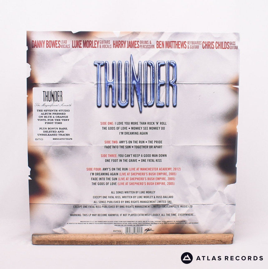 Thunder - The Magnificent Seventh! - Blue Translucent Orange 2 x LP Vinyl Record
