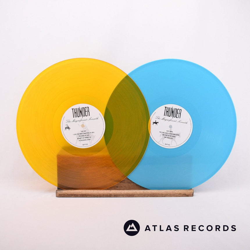 Thunder - The Magnificent Seventh! - Blue Translucent Orange 2 x LP Vinyl Record