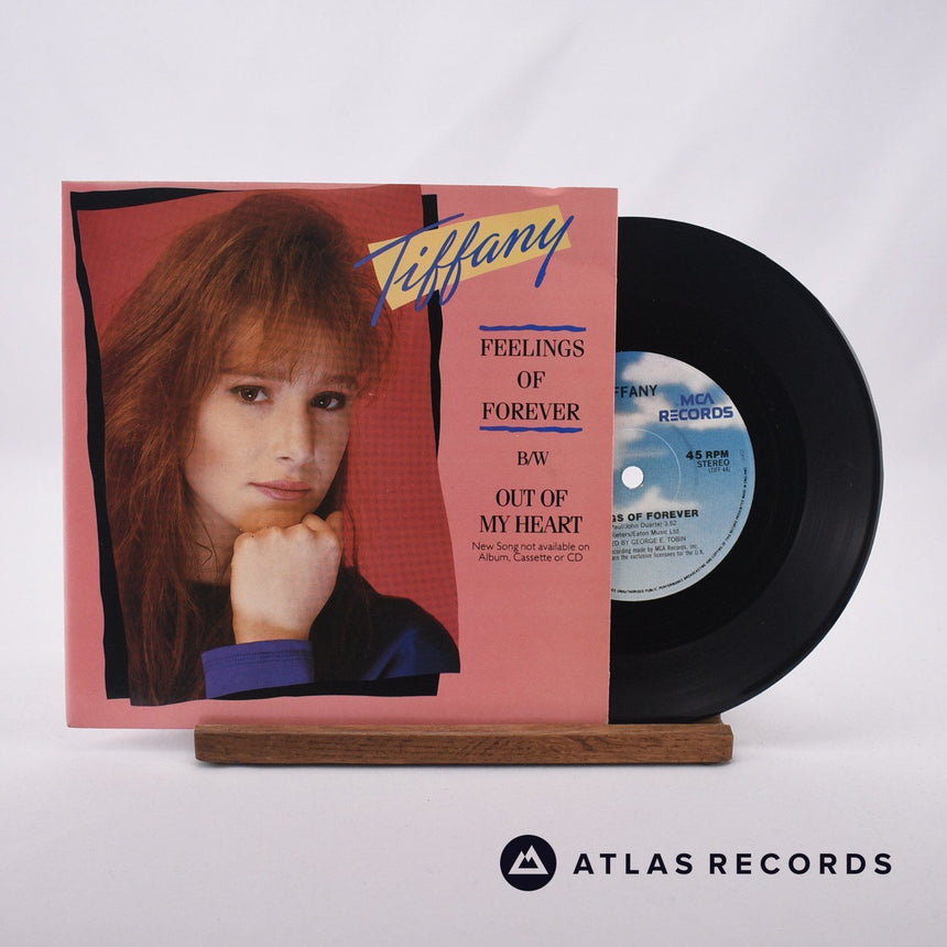 Tiffany Feelings Of Forever 7" Vinyl Record - Front Cover & Record