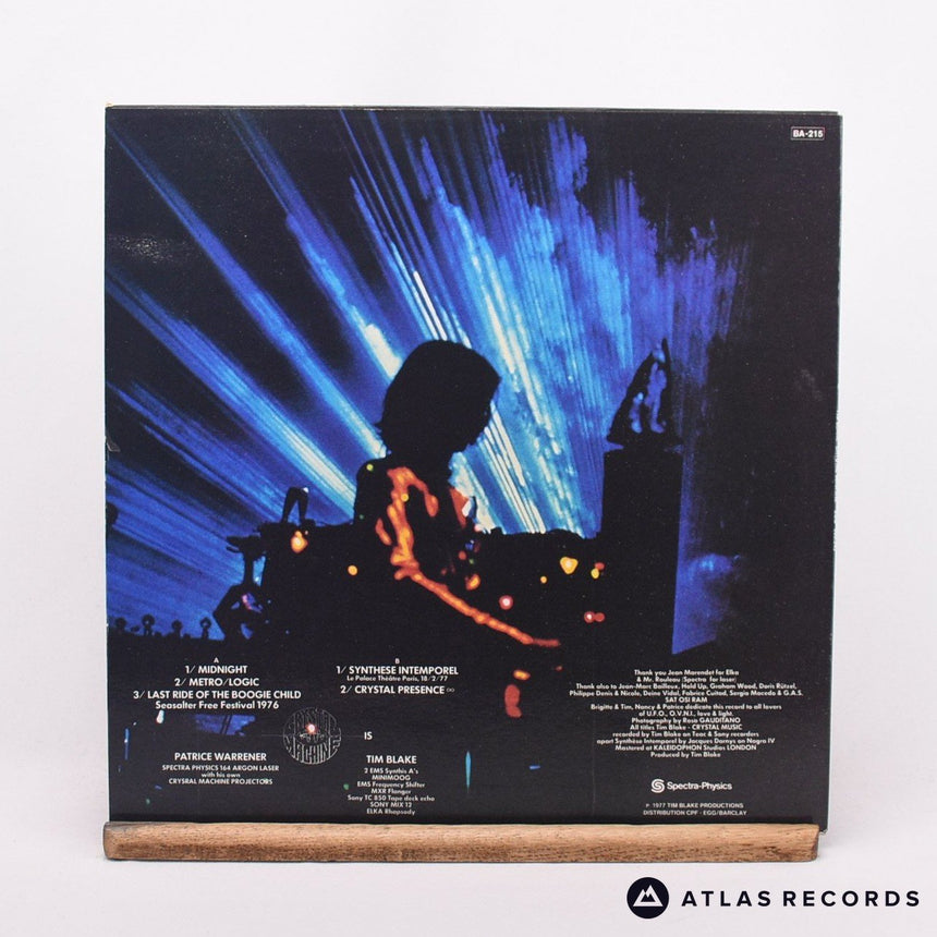 Tim Blake - Crystal Machine - Repress France LP Vinyl Record - VG+/EX