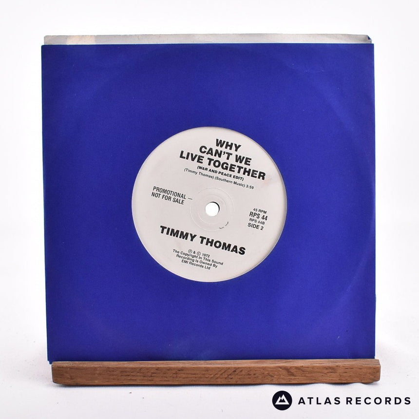 Timmy Thomas - Why Can't We Live Together - 7" Vinyl Record - VG+/VG+