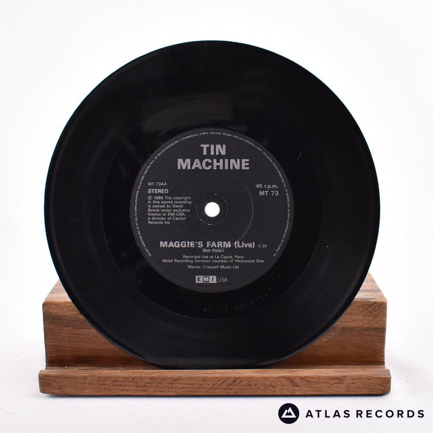 Tin Machine - Maggie's Farm - Booklet 7" Vinyl Record - EX/EX