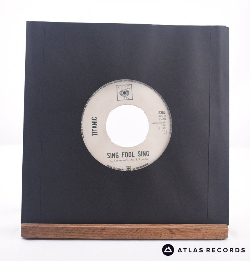Titanic - Sultana - Promo 7" Vinyl Record - VG+