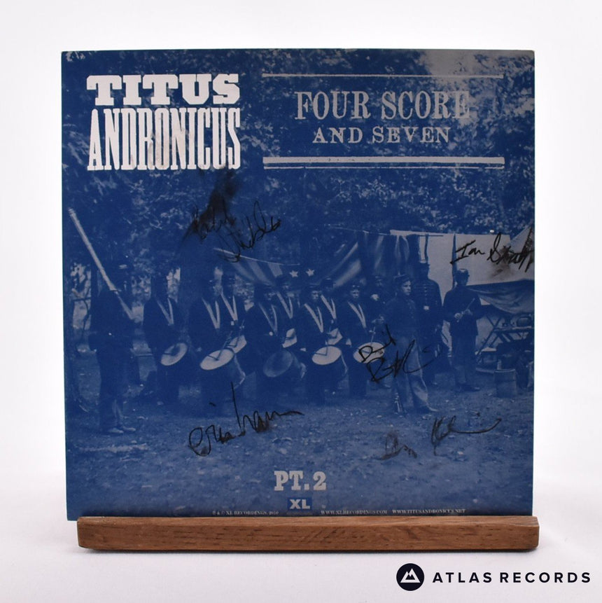 Titus Andronicus - Four Score And Seven - Signed 7" Vinyl Record - NM/NM