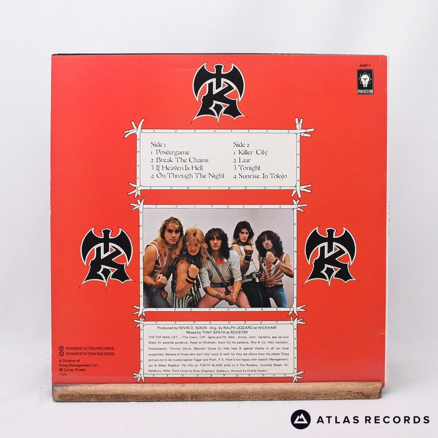 Tokyo Blade - Tokyo Blade - Porky A1 B1 LP Vinyl Record - EX/EX