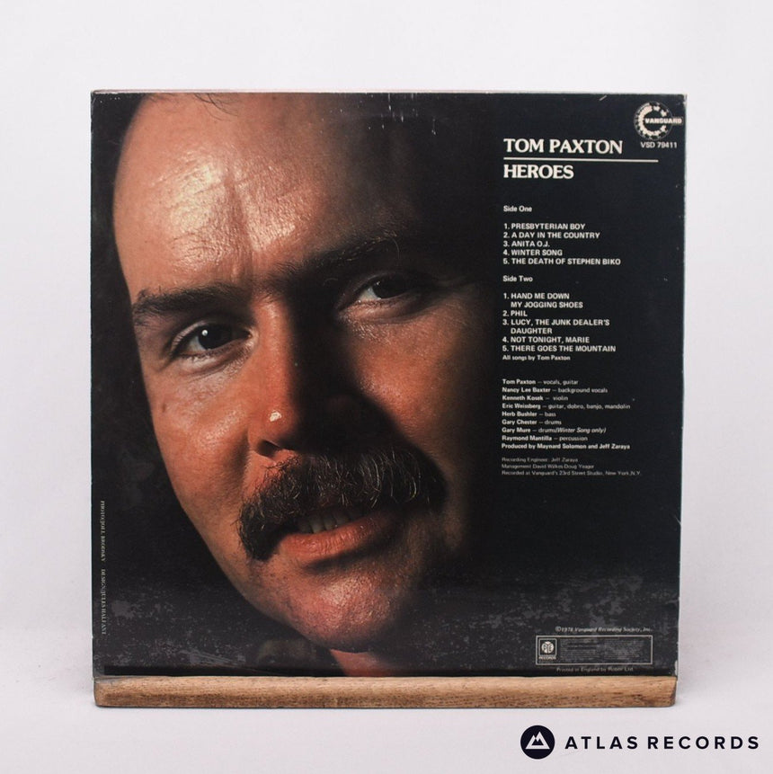 Tom Paxton - Heroes - Sealed LP Vinyl Record - NEW