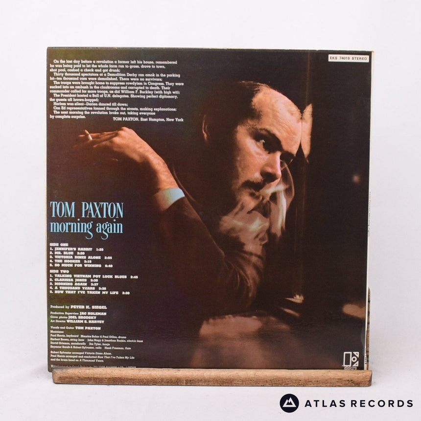 Tom Paxton - Morning Again - Reissue Poster LP Vinyl Record - EX/VG+