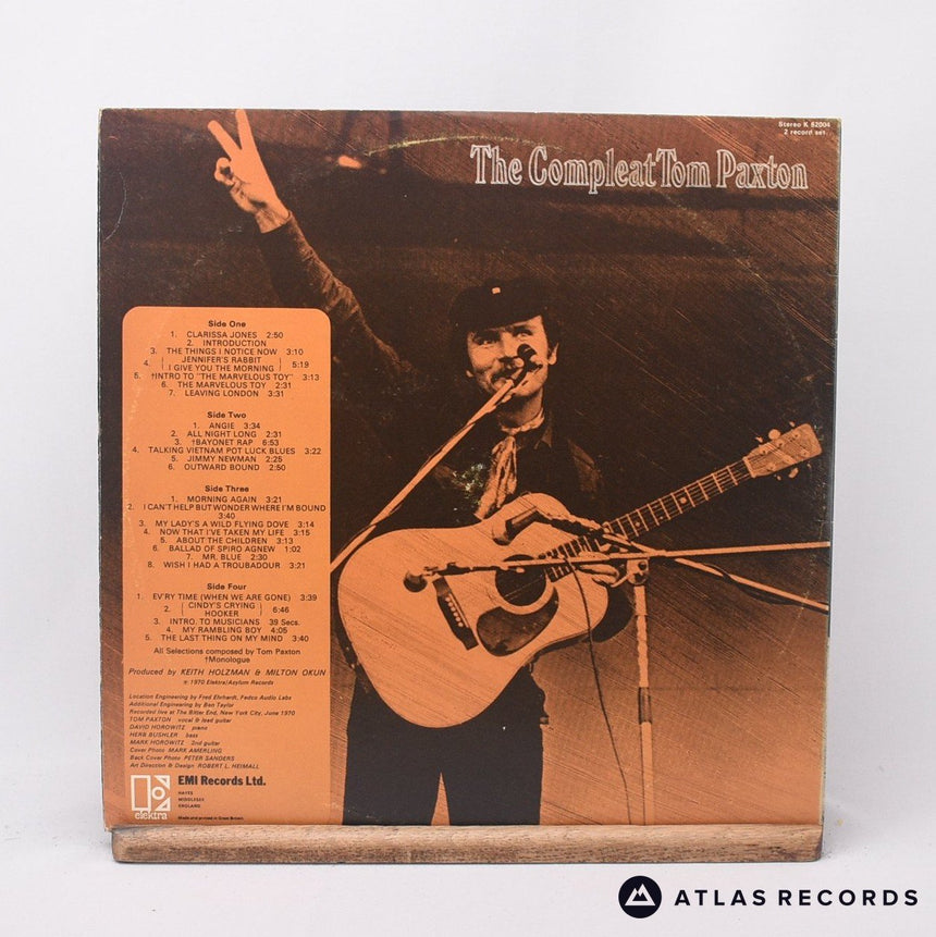 Tom Paxton - The Compleat Tom Paxton - 2 x LP Vinyl Record - VG+/EX