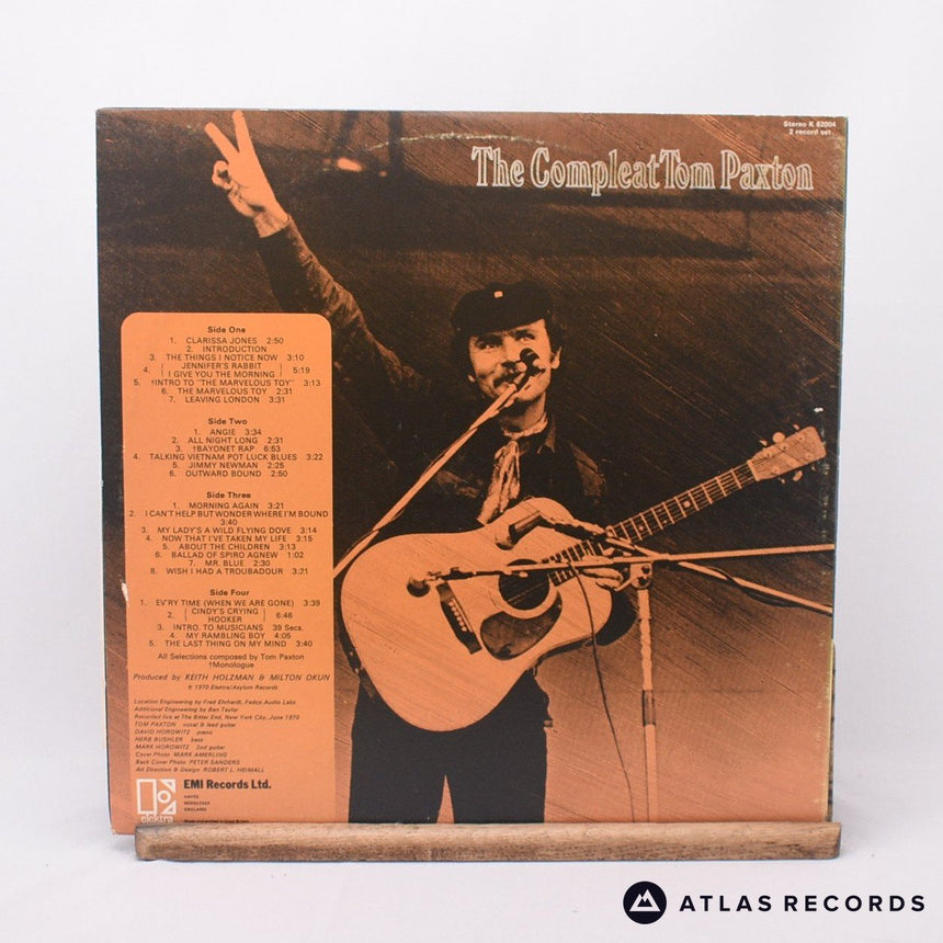 Tom Paxton - The Compleat Tom Paxton - 2 x LP Vinyl Record - EX/EX