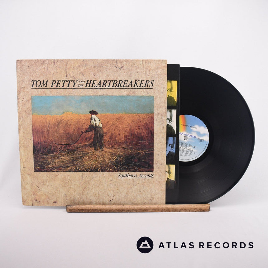 Tom Petty And The Heartbreakers Southern Accents LP Vinyl Record - Front Cover & Record