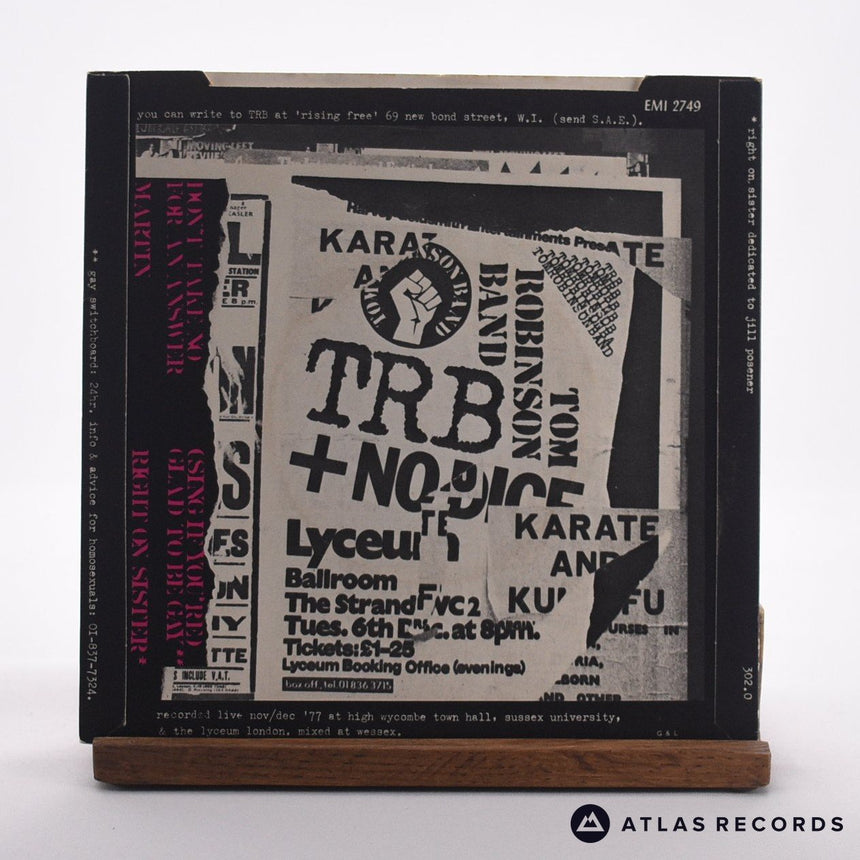 Tom Robinson Band - Rising Free.... - 7" EP Vinyl Record - VG+/VG+