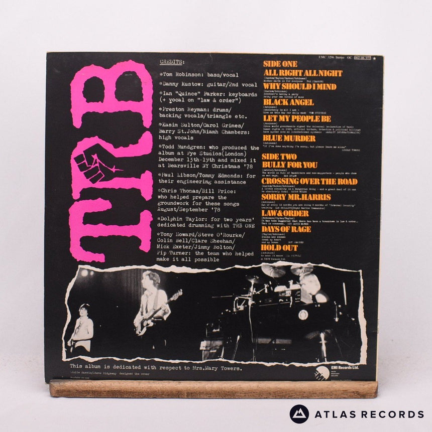 Tom Robinson Band - TRB Two - LP Vinyl Record - VG+/EX