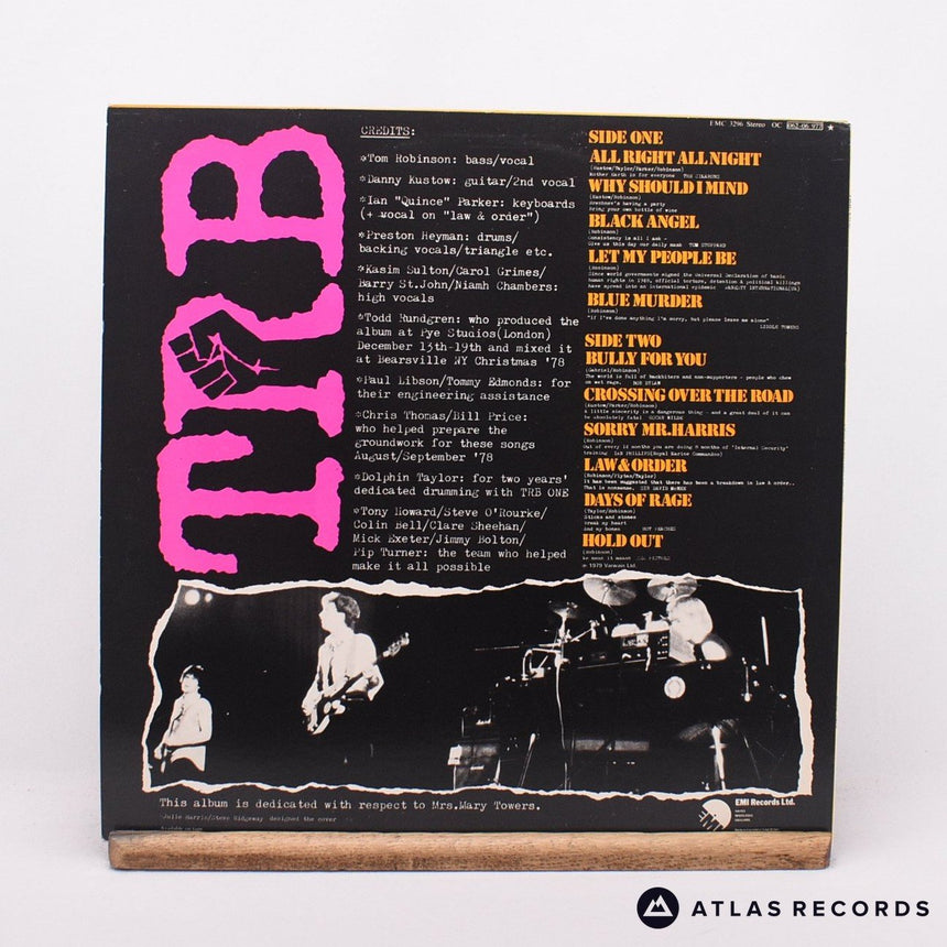 Tom Robinson Band - TRB Two - LP Vinyl Record - VG+/NM