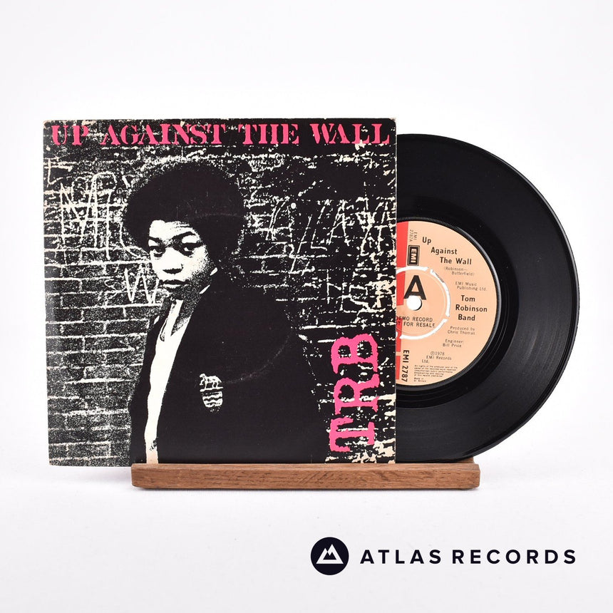 Tom Robinson Band Up Against The Wall 7" Vinyl Record - Front Cover & Record