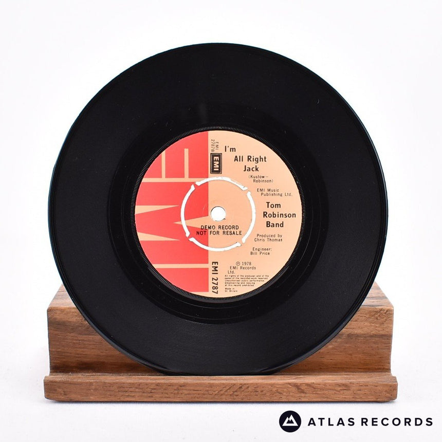 Tom Robinson Band - Up Against The Wall - Promo 7" Vinyl Record - VG+/VG+