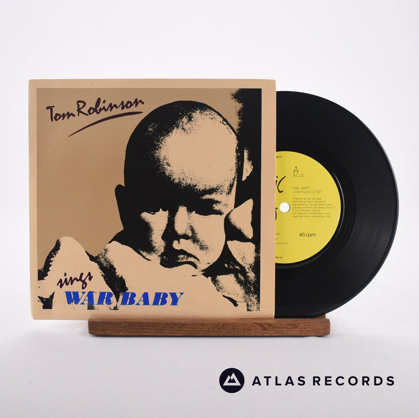 Tom Robinson War Baby 7" Vinyl Record - Front Cover & Record