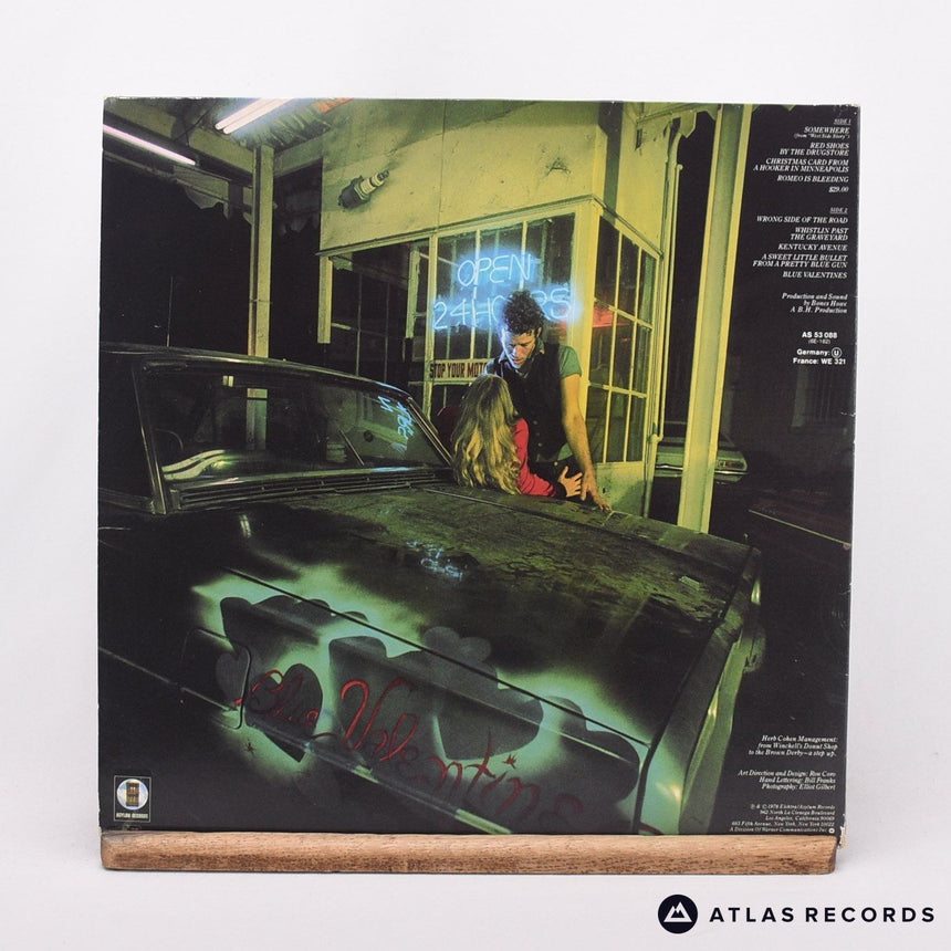Tom Waits - Blue Valentine - Reissue Strawberry Gatefold LP Vinyl Record - EX/EX