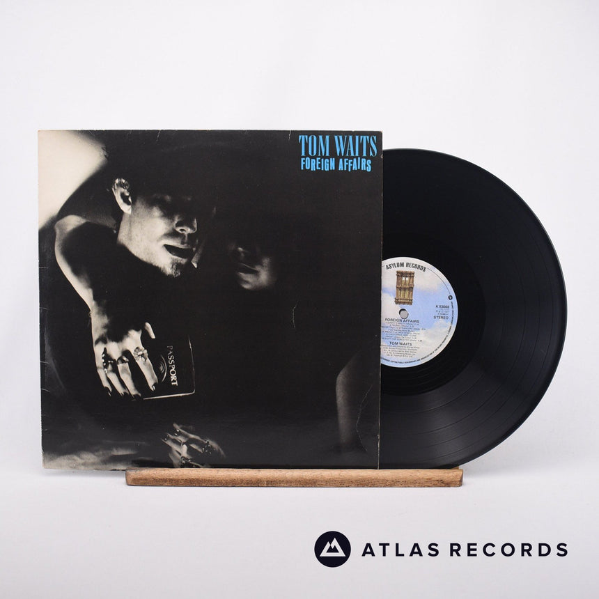 Tom Waits Foreign Affairs LP Vinyl Record - Front Cover & Record
