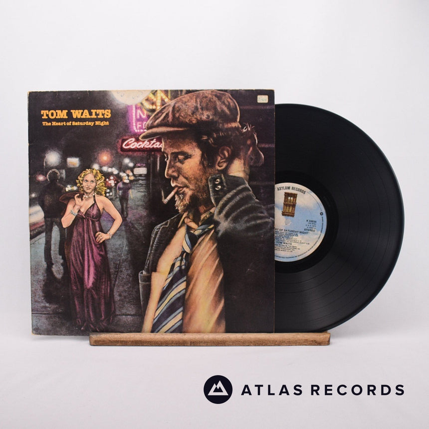 Tom Waits The Heart Of Saturday Night LP Vinyl Record - Front Cover & Record