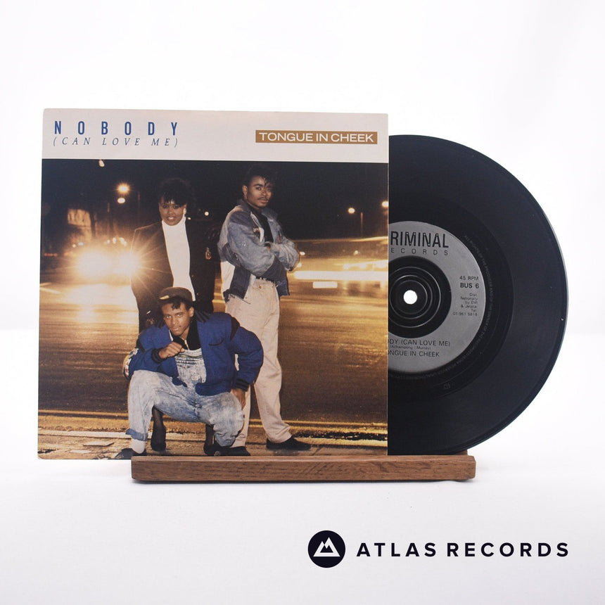 Tongue N Cheek Nobody 7" Vinyl Record - Front Cover & Record