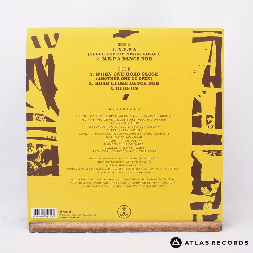 Tony Allen - N.E.P.A. (Never Expect Power Always) - LP Vinyl Record - NM/EX