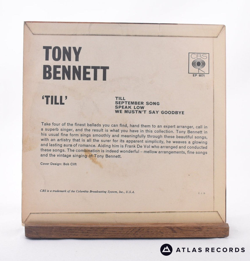 Tony Bennett - Till - 7" EP Vinyl Record - EX/VG+
