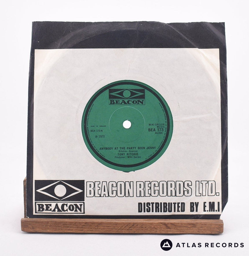 Tony Ritchie Anybody At The Party Seen Jenny 7" Vinyl Record - In Sleeve