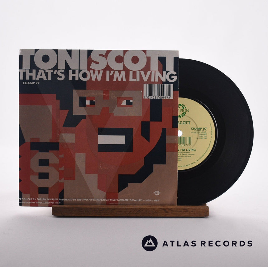 Tony Scott That's How I'm Living 7" Vinyl Record - Front Cover & Record