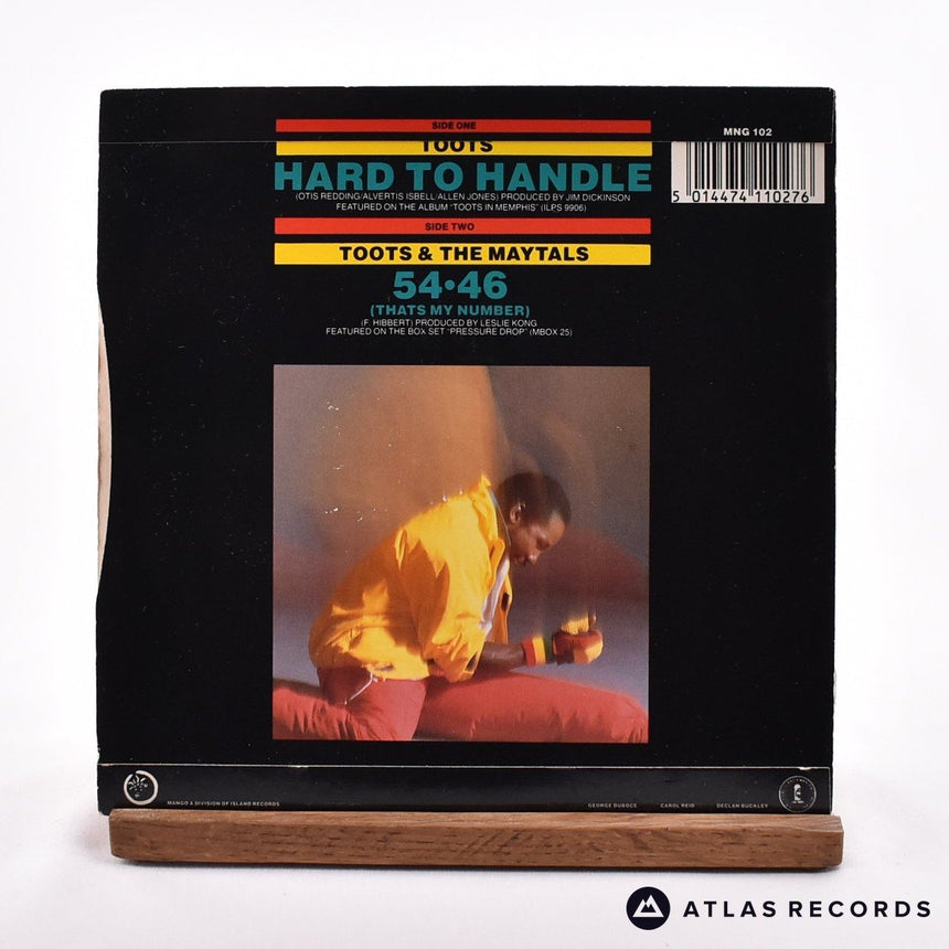 Toots Hibbert - Hard To Handle - 7" Vinyl Record - EX/EX